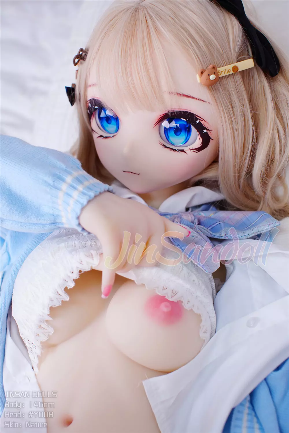 WM S-TPE 146cm Anime TPE Sex Doll with PVC Head #Y008